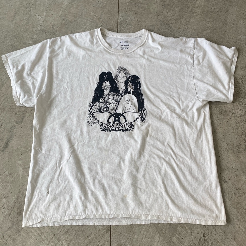Aerosmith Draw The Line Caricature Tee - Picture 2 of 5